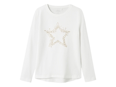 Name It bright white stjerne bluse